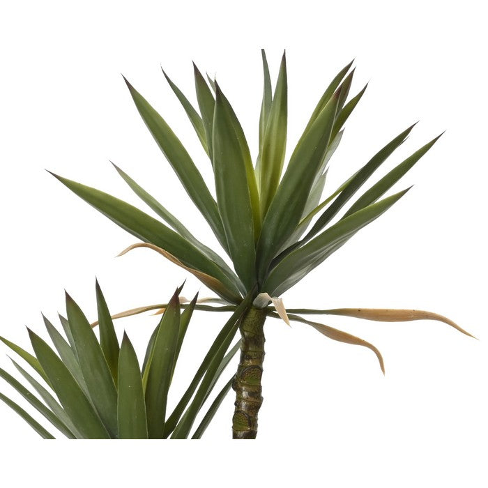 Pianta artificiale palma sisal in vaso 125 cm