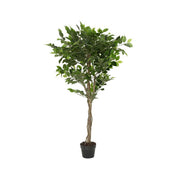 Pianta di ficus artificiale in vaso 120 cm
