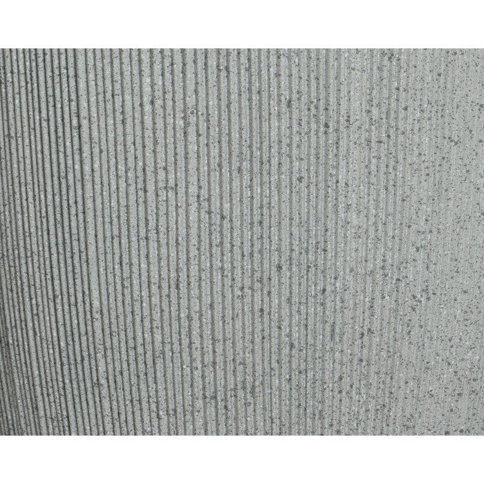 Fioriera tonda effetto cemento in plastica Lennox