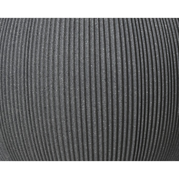 Fioriera tondeggiante effetto cemento in plastica Lennox