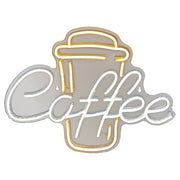Insegna luminosa neon LED alimentazione USB - Coffee