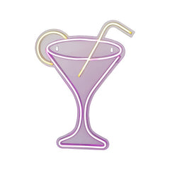 Insegna luminosa neon LED alimentazione USB - Bibita