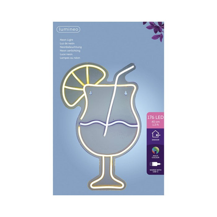 Insegna luminosa neon LED alimentazione USB - Calice