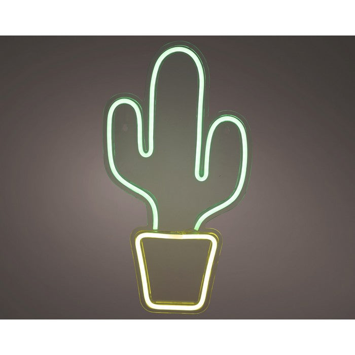 Insegna luminosa neon LED alimentazione USB - Cactus