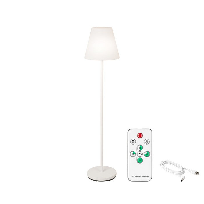 Lampada da terra a LED per esterni 150 cm a batteria