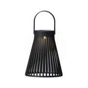 Lanterna tonda in plastica con LED a luce solare