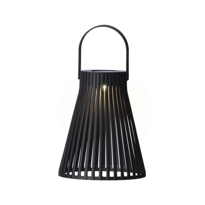 Lanterna tonda in plastica con LED a luce solare