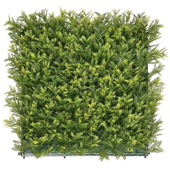 Parete con piante artificiali per giardino verticale 100x100 cm - Mimosa