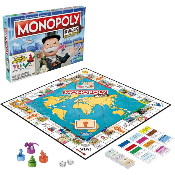Monopoly In Viaggio per il Mondo gioco da tavolo