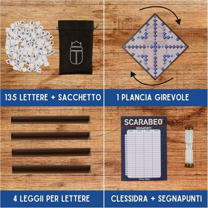 Scarabeo 60° anniversario gioco da tavolo