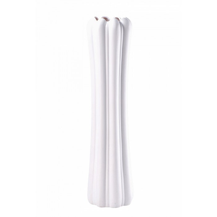 Vaso in ceramica 76 cm bianco - Coban