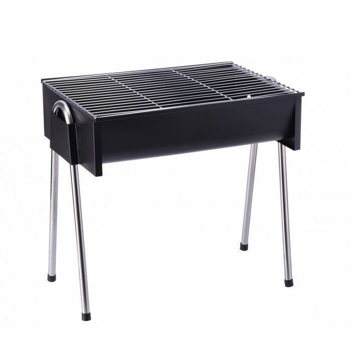 Barbecue fornacella in ferro e acciaio 48x33 cm