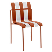Sedia a doghe da giardino mederna in polipropilene, fiberglass e metallo - Beach