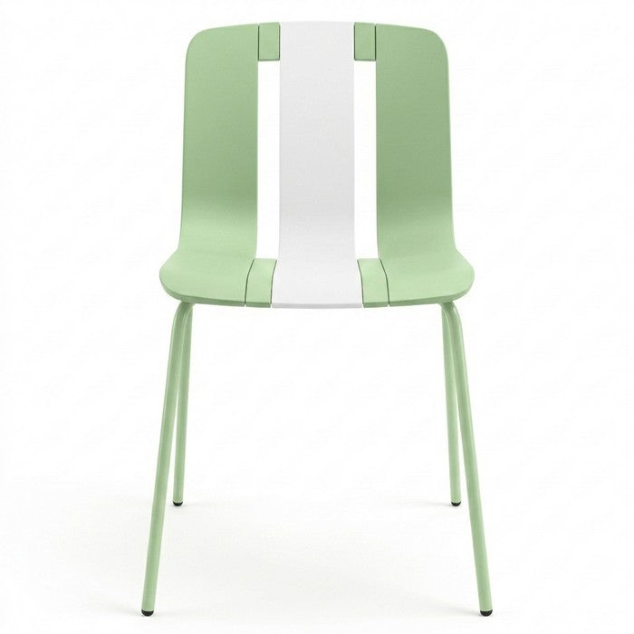 Sedia moderna da giardino in polipropilene, fiberglass e metallo - Sunny