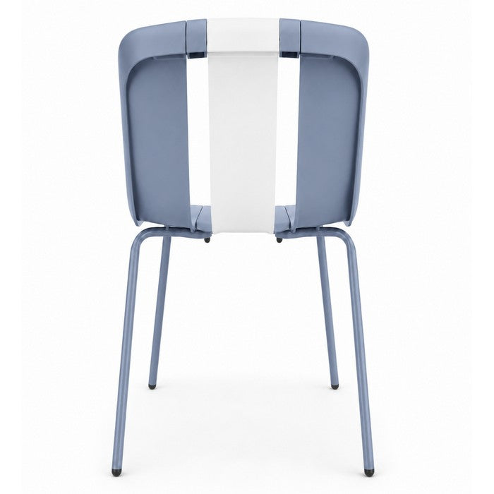 Sedia moderna da giardino in polipropilene, fiberglass e metallo - Sunny
