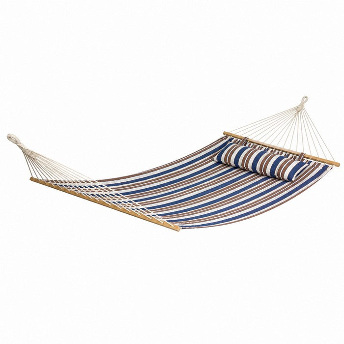 Amaca da giardino in cotone con cuscino 200x150 cm