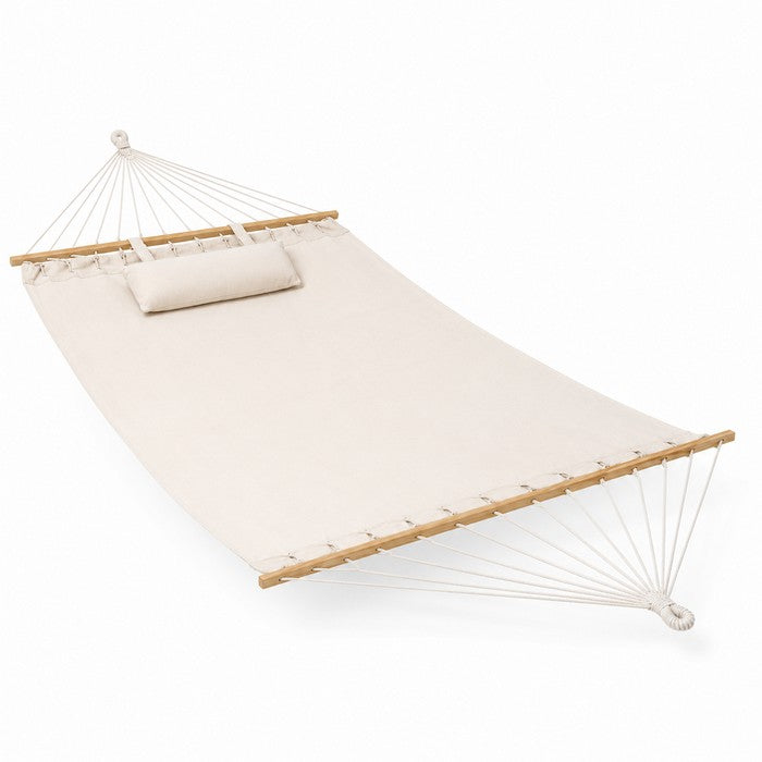 Amaca da giardino in cotone con cuscino 200x150 cm