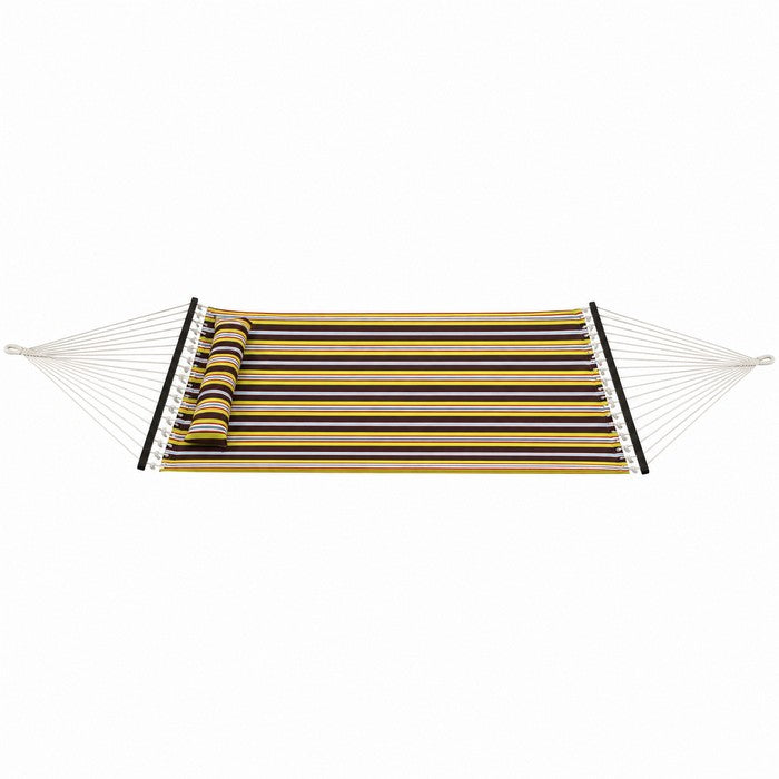 Amaca da giardino in poliestere imbottito con cuscino 200x140 cm