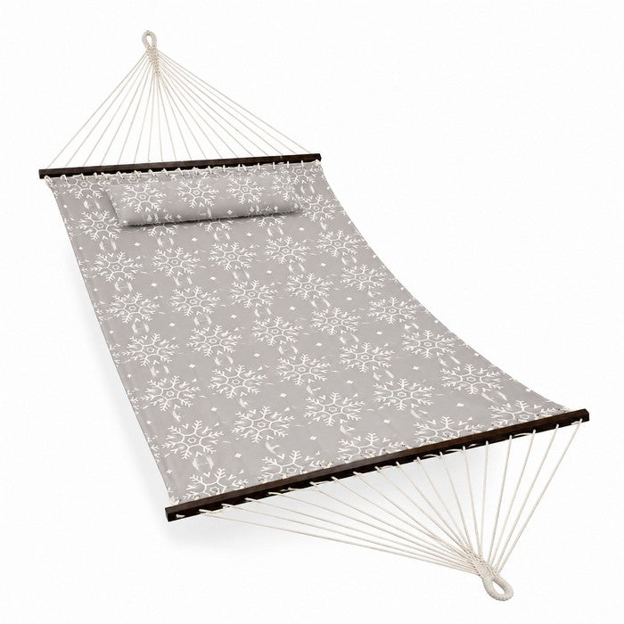 Amaca da giardino in poliestere imbottito con cuscino 200x140 cm