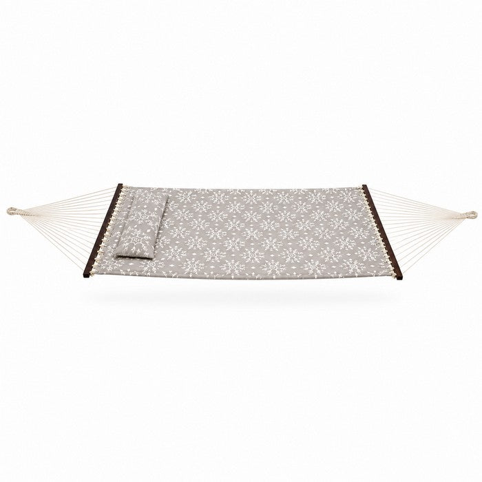 Amaca da giardino in poliestere imbottito con cuscino 200x140 cm