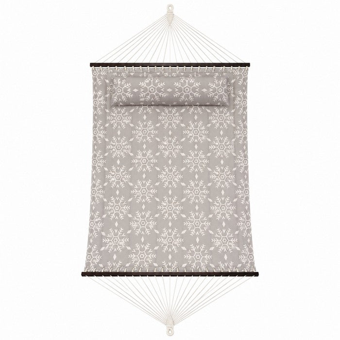 Amaca da giardino in poliestere imbottito con cuscino 200x140 cm