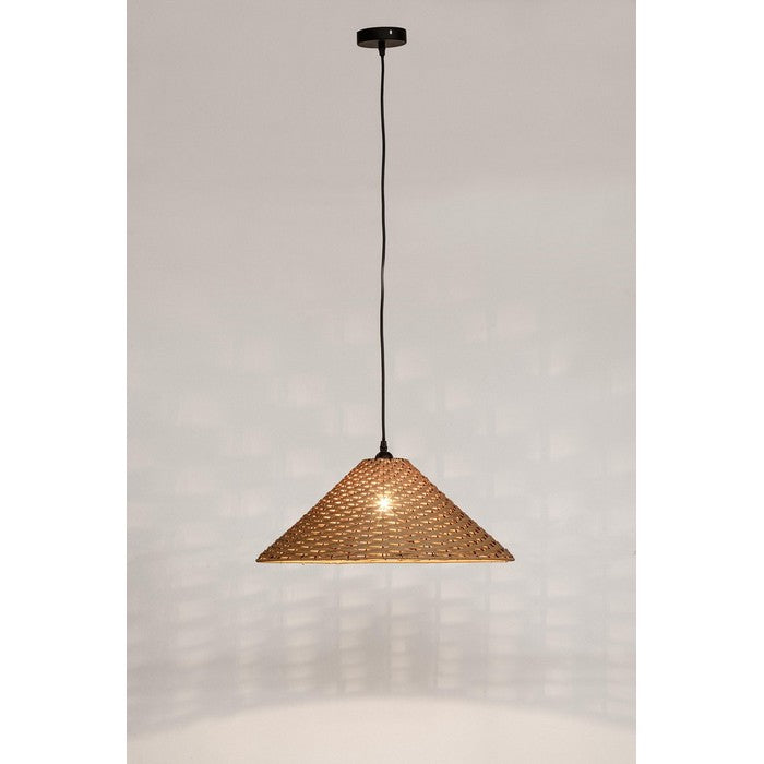 Lampadario tondo in rattan 50 cm - Gabon