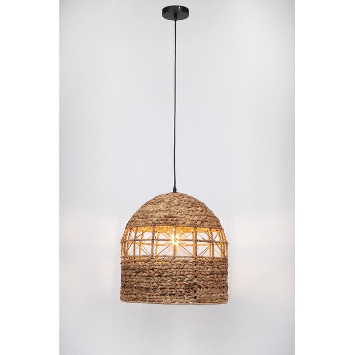 Lampadario tondo in rattan 45 cm - Malawi