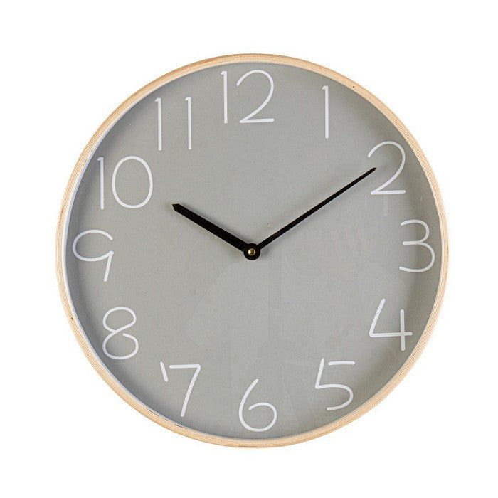Orologio da parete moderno con bordo in legno 41 cm - Lorens
