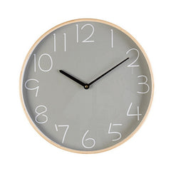 Orologio da parete moderno con bordo in legno 41 cm - Lorens