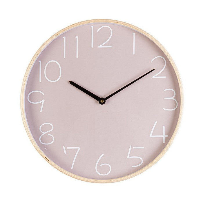 Orologio da parete moderno con bordo in legno 41 cm - Lorens
