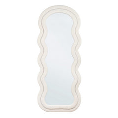 Specchio da parete con cornice bouclè 70x170 cm - Kyrel
