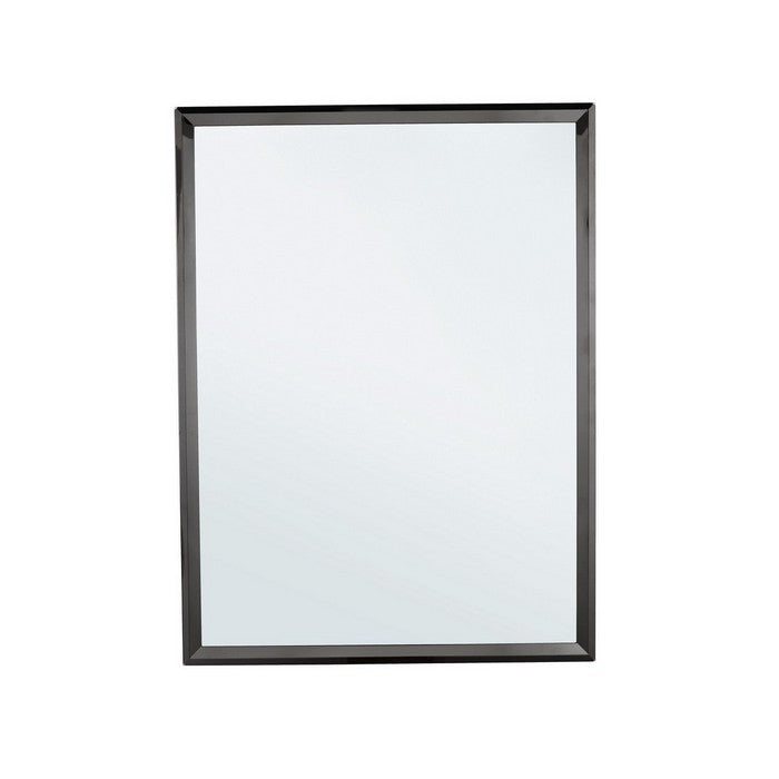 Specchio da parete rettangolare con cornice in acciaio - Lyrian