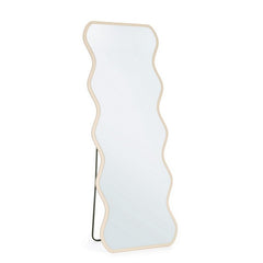 Specchio da pavimento con supporto e cornice irregolare 60x160 cm - Thalen