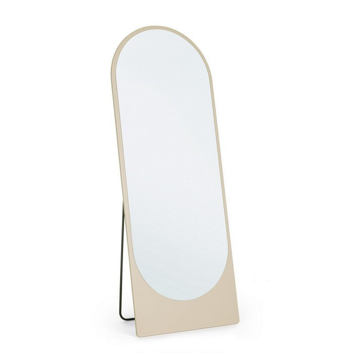 Specchio da pavimento con supporto e cornice ovale 60x160 cm - Thalen