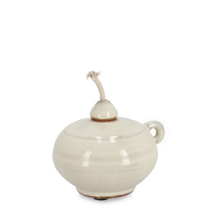 Vaso in terracotta con stoppino per decorazione - Esma