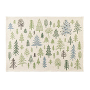 Tovaglietta natalizia con pini 48x33 cm - Greenwood