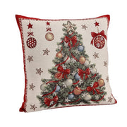 Fodera natalizia per cuscino con albero 45x45 cm - Mabel