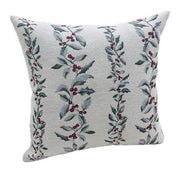 Fodera natalizia per cuscino con foglie e bacche 45x45 cm - Janele