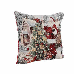 Fodera natalizia per cuscino con babbo 45x45 cm - Winslet