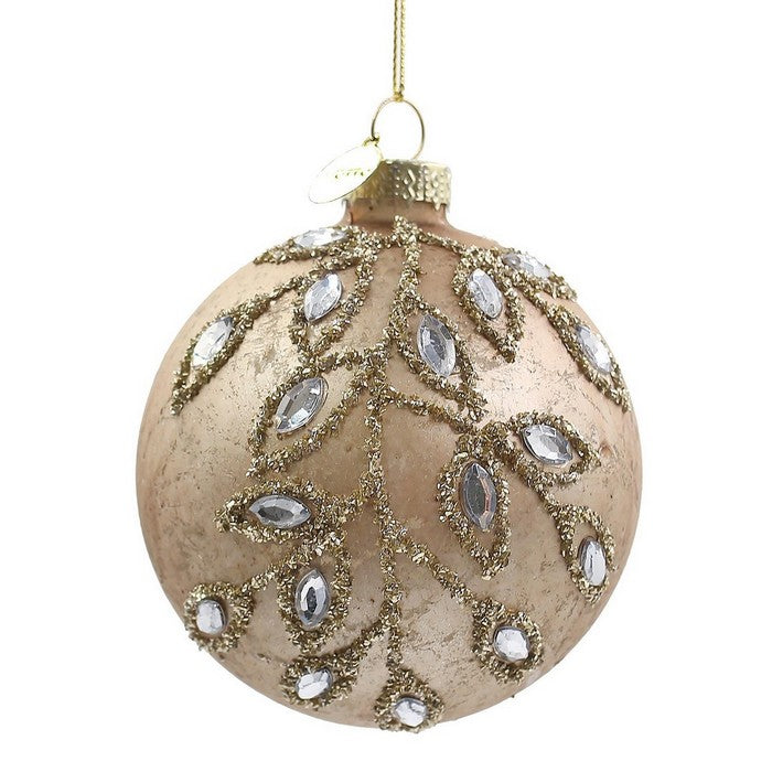 Palla di Natale con glitter e gemme - Gemstone