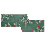 Runner verde per decorazione natalizia 35x183 cm - Williams