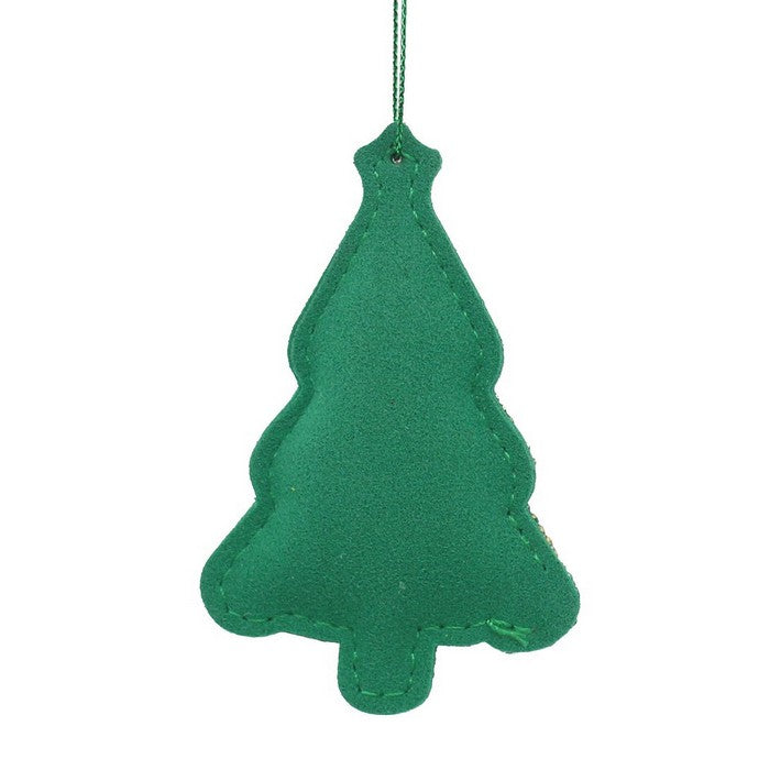 Pendaglio per decorazione natalizia in tessuto con brillantini - Jewel Albero