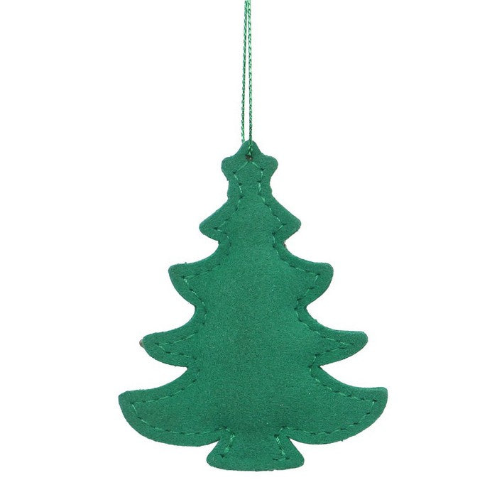 Pendaglio per decorazione natalizia in tessuto con brillantini - Jewel Pino