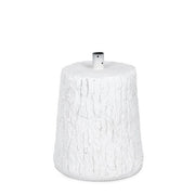 Base tronco bianco per albero di Natale 35 cm
