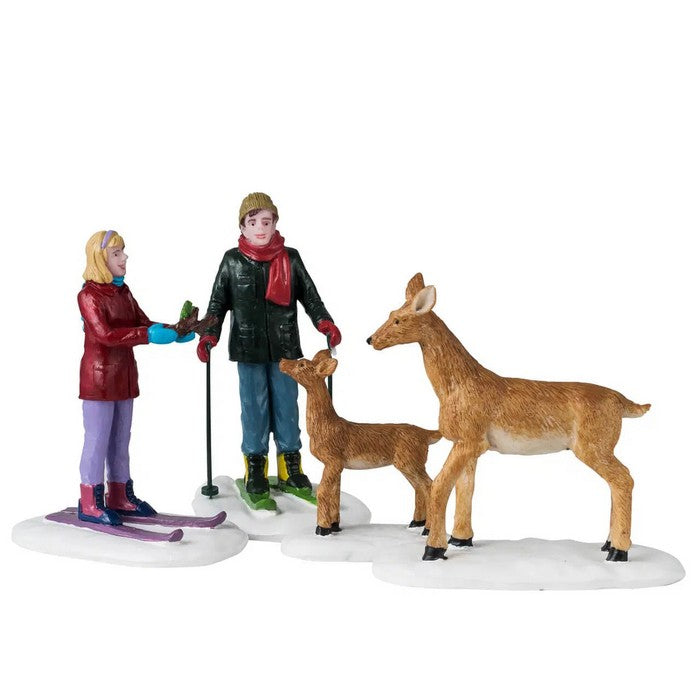 Personaggi con fauna  per villaggio natalizio