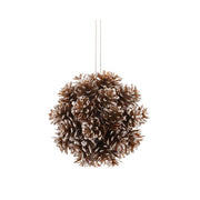 Palla di Natale a forma di pigna 8 cm