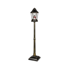 Lampione per decorazione natalizia con effetto neve e LED 166 cm