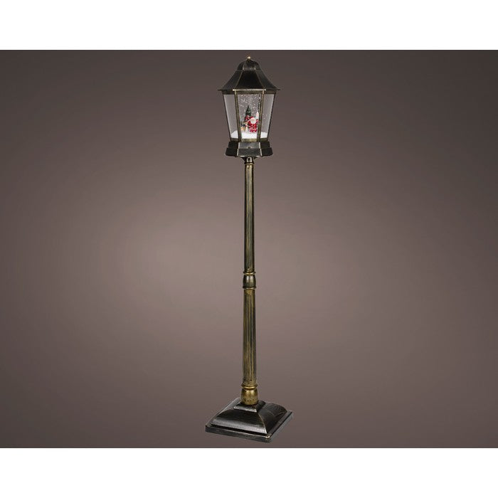 Lampione per decorazione natalizia con effetto neve e LED 166 cm