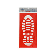 Set 2 stampi impronta di Babbo Natale per neve a forma di scarpa