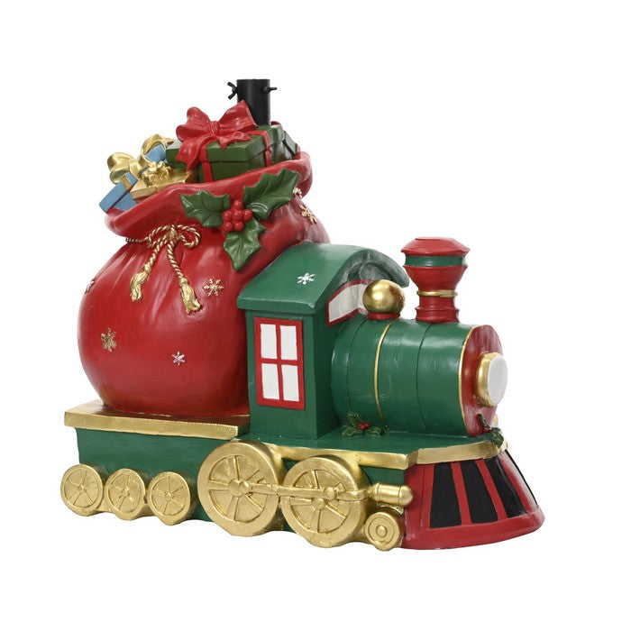 Supporto per albero di Natale treno con regali 56 cm